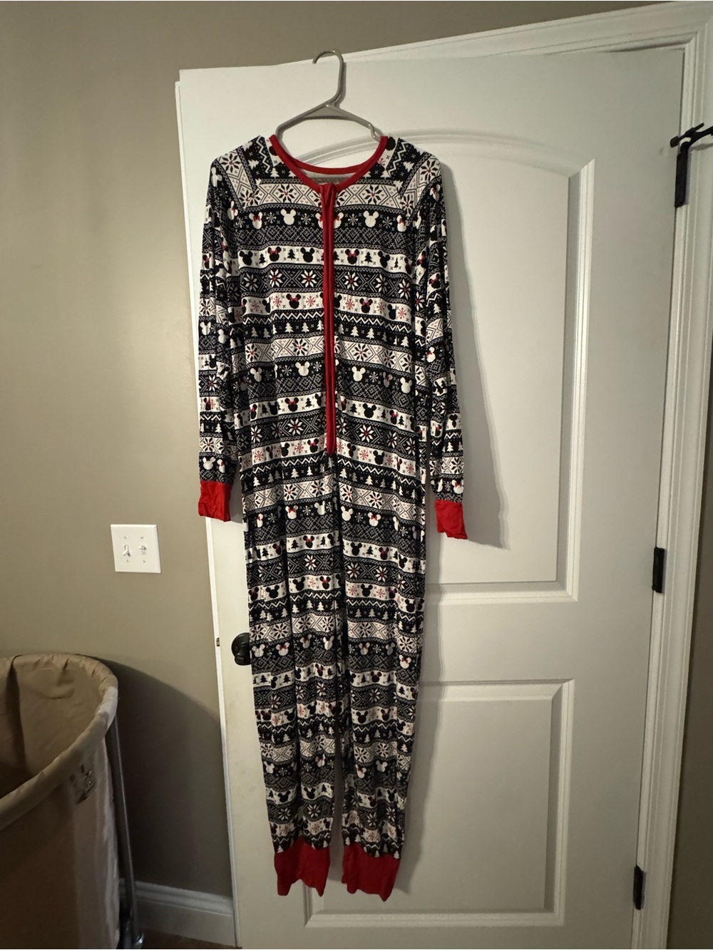 Little Sleepies Mickey Holiday One-Piece Pajamas
